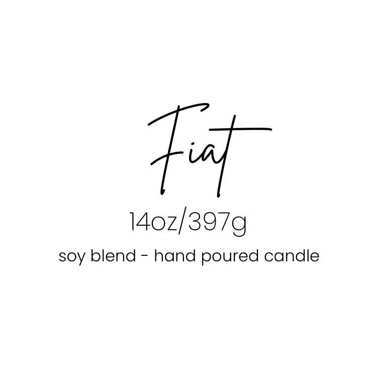 Fiat 14oz Candle