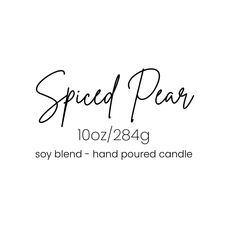 Spiced Pear 10oz Candle