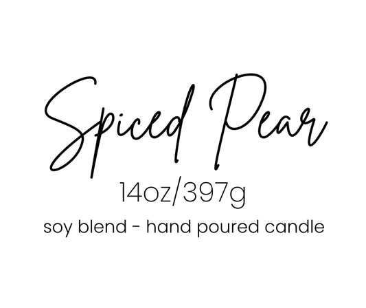Spiced Pear 14oz Candle