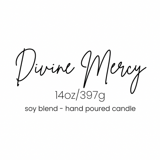 Divine Mercy 14oz Candle