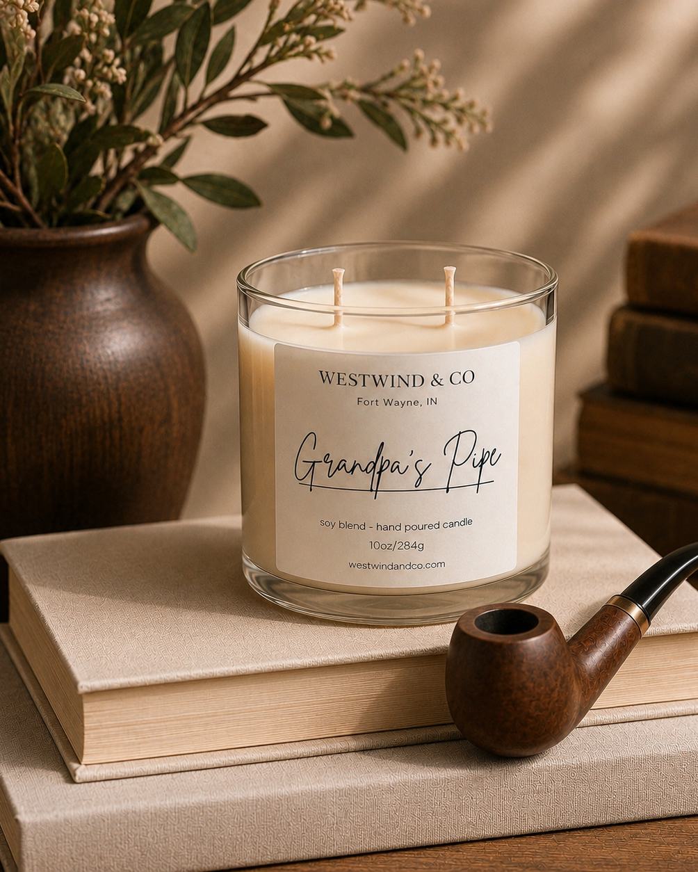 Grandpas Pipe Candle